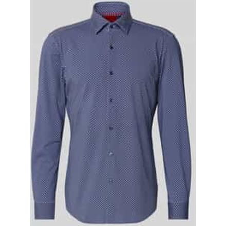 Slim fit zakelijk overhemd met Kentkraag model 'KENNO'