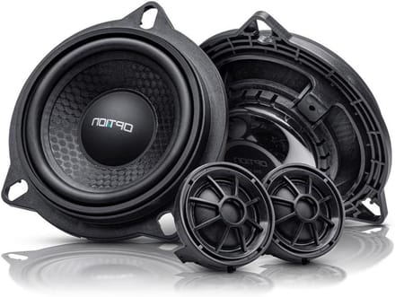 Componentensysteem Luidsprekers - Auto Audio - Verbeter Geluid - Plug & Play Installatie - 10 cm - Zwart
