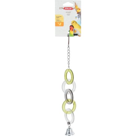 Ringspeeltje met bel voor vogels Zolux (x3)