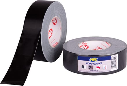 Gaffer 6000 tape - zwart 50mm x 50m