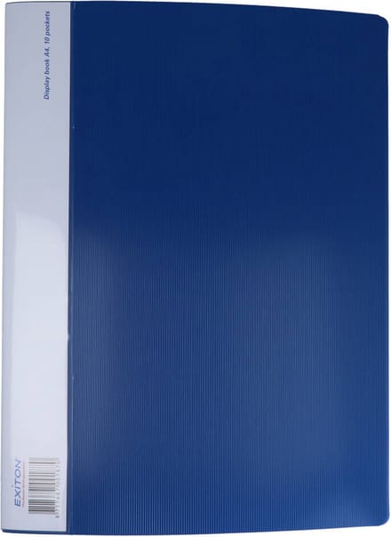 Exiton Showmap - A4 - Blauw - Presentatiemap - 10 Tassen