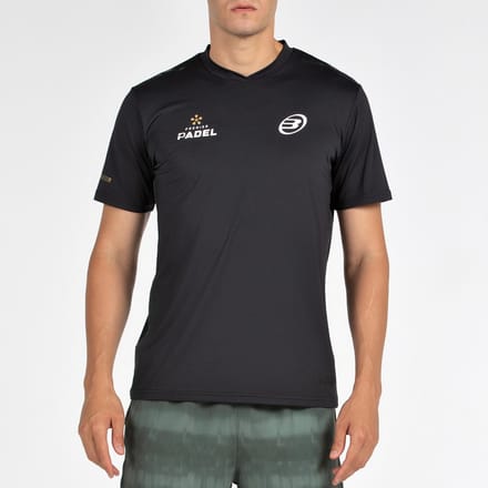 Bullpadel Shirt Perico Padel Heren Zwart