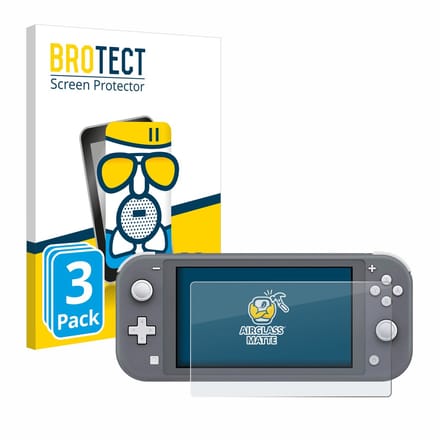 BROTECT - Screenprotector voor Nintendo Switch Lite - Folie Beschermfolie Beschermglas matte 3 Stuks