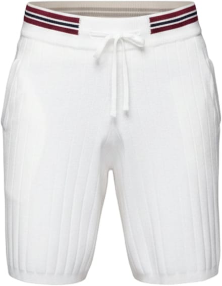 OMBRE Korte Broek - Regular Fit - Viscose - Trekkoord Wit M