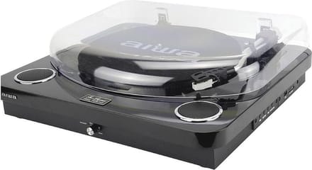 Bluetooth platenspeler met USB, SD, encodering en FM-radio - 3 snelheden
