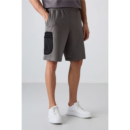 Heren Wijde Cargo Shorts