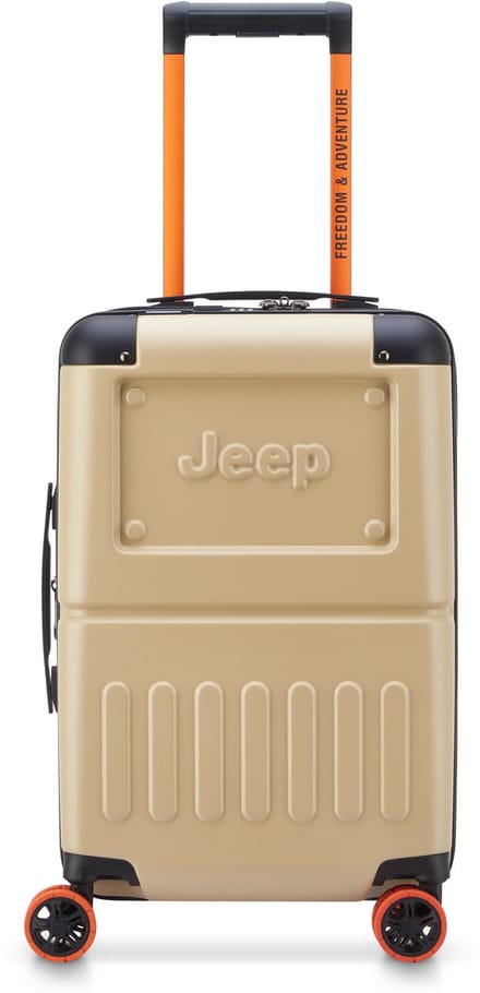 Delsey JH002B 55 cm Vergrootbare Handbagage Koffer - Beige