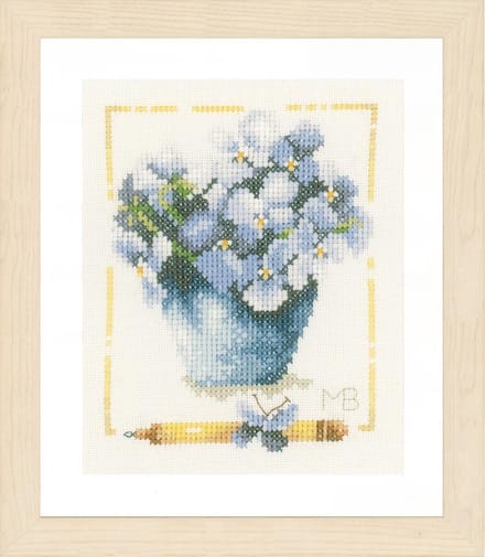 Telpakket kit Pot met hortensia  - Lanarte - PN-0007977