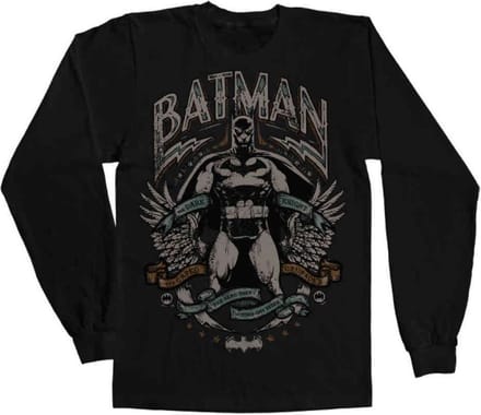 DC Comics Batman Longsleeve shirt -M- Dark Knight Crusader Zwart