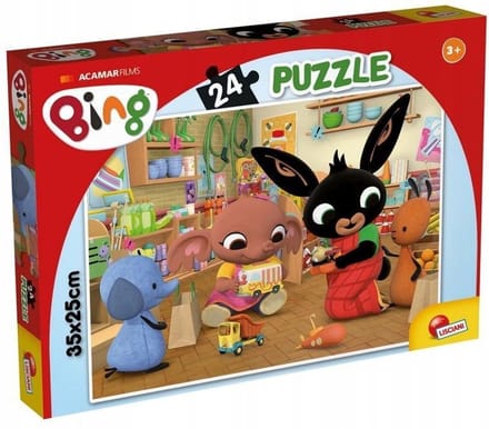 Lisciani - Bing - puzzel - at the supermarket! - 24 stukjes