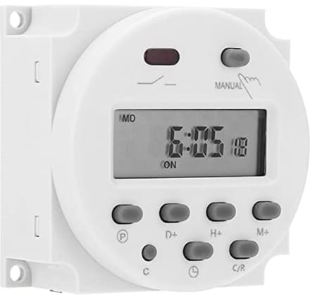 Mini Tijdschakelaar 12V - LCD Digitale Timer Switch met Microcomputer