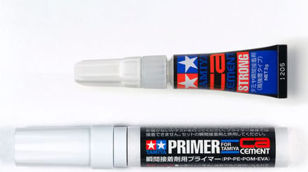 Tamiya Hobbylijm - 87211 CA Cement - Primer Set 3g - PP/PE/POM/EVA Lijm