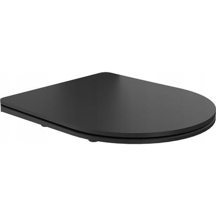 Mexen Slim Softclose Toiletzitting, Duroplast, Zwart Mat - 39100185