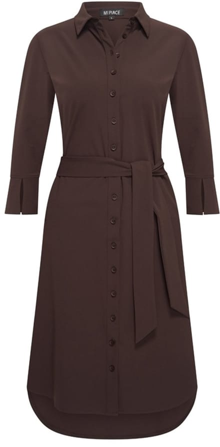 MI PIACE - Travel Jurk Uni 2092 Espresso - Maat : 3XL