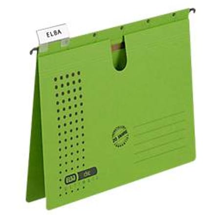 ELBA chic® ULTIMATE, Hangsnelhechters, A4, groen, 25 stuks