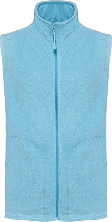Kariban Bodywarmer van microfleece heren K913 - Cloudy blue heather - 5XL