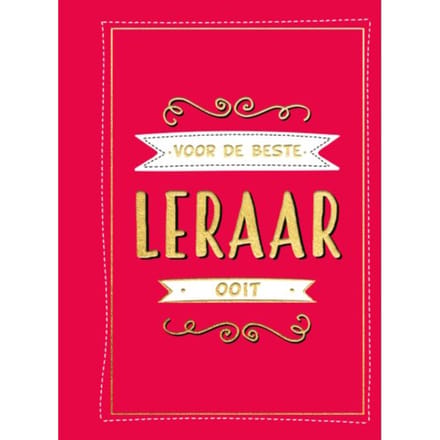 Voor De Beste Leraar Ooit - Cadeauboeken - Cadeauboeken