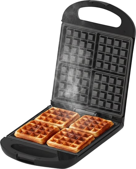 COOK-IT Wafelijzer - Waffle Maker - Vier Per Keer - Anti Aanbaklaag - 1200W