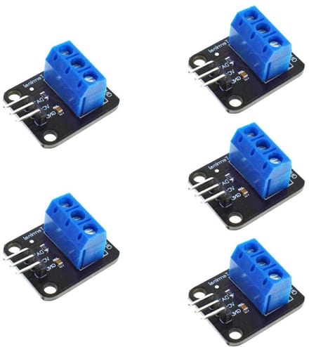 Temperatuursensor - Water sensor - Temperatuur meten - Analoge uitvoer - 5 stuks - Niet gespecificeerd