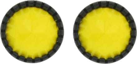 Behave - Oorstekers dames - Geel accent - Speels retro accessoire