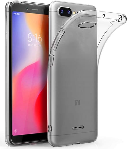Hoesje voor Xiaomi Redmi 6A backcover Shockproof siliconen Transparant