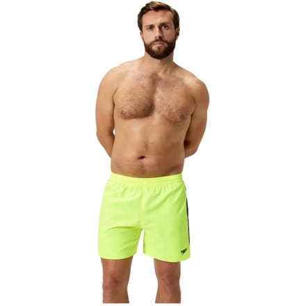 Speedo zwemshort Hyperboom Splice 16 inch geel heren medium.