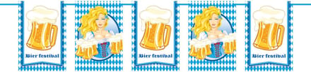 Folat - Oktober bier festival bierpullen vlaggenlijn - 10 meter