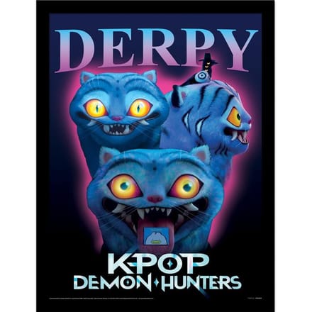 KPop Demon Hunters - Anime Ingelijste Afbeelding - Derpy - voor Geen - gekleurd
