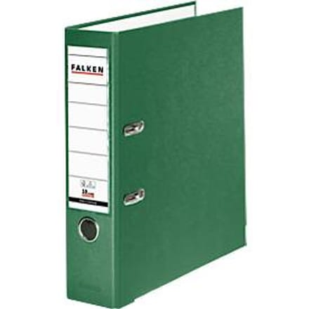 Falken PP color ordner, A4, rugbreedte 80 mm, 20 stuks, groen