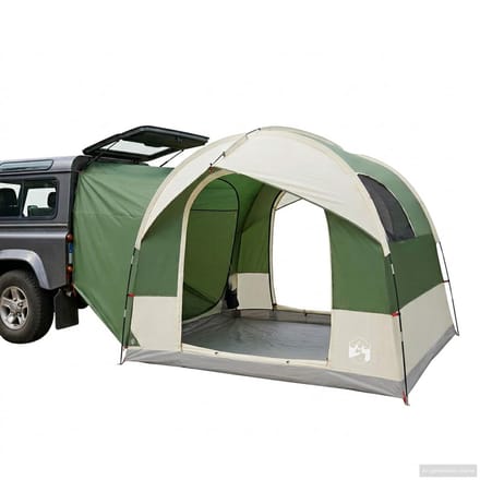 vidaXL - Tailgate - Tent - met - Regenhoes - Waterafstotend - 4-persoons - Groen