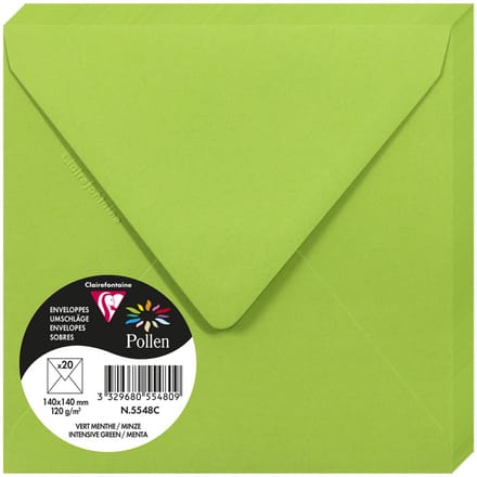 Stuifmeel van Clairefontaine enveloppe 140 mm, caraÃ¯bisch