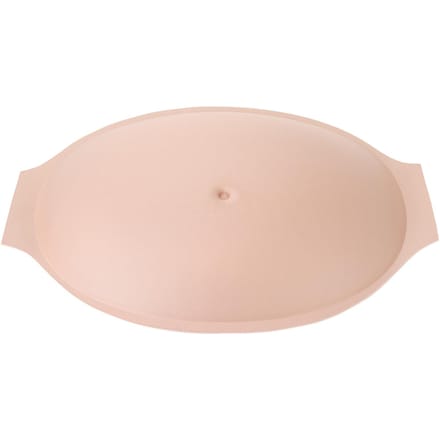 Faux ventre de grossesse rectangulaire respirant et léger pour accessoires beige