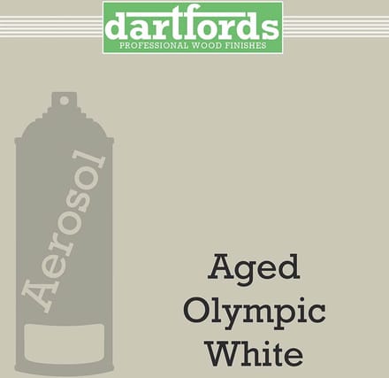 Dartfords FS5109 Nitrocelluloselak Aged Olympic White 400ml spuitbus
