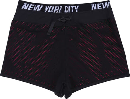 Zwarte shorts met neon