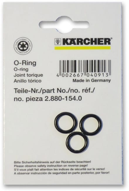 Lot de 3 Joints toriques pour nettoyeur haute pression Kärcher - 28801540