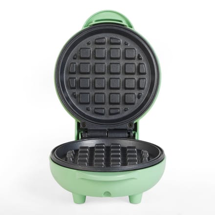 Giles & Posner Mini Waffle Maker – Antiaanbaklaag - 11,5 cm plaat