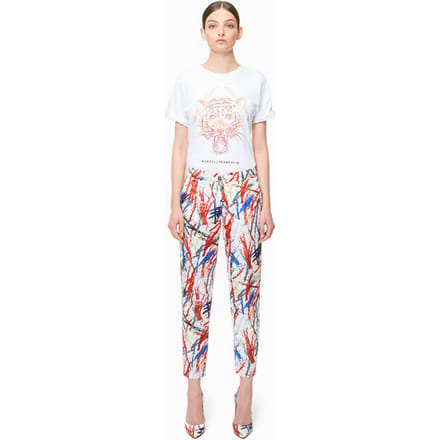 Marcell von Berlin Women's Suit Pants Brush Print Maat: 36 | Pantalons Outlet | Dames