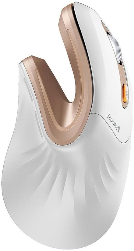 ProtoArc EM11 NL Wit Goud Draadloos Ergonomisch Verticaal Muis (CP016807)