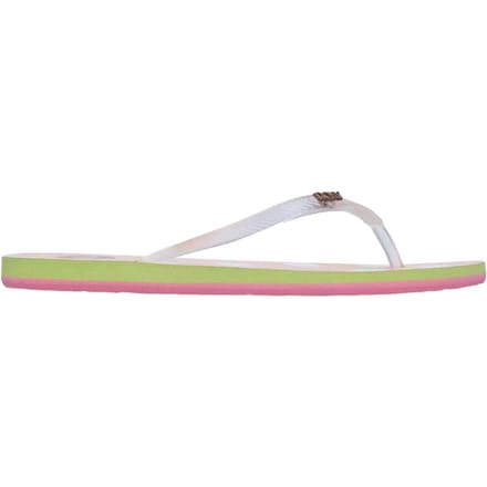 Roxy Mauricia Slippers Wit EU 38 Vrouw