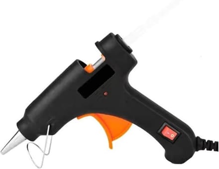 Heet lijmpistool - Mini lijmpistool - Klusprojecten uitvoeren - Krachtige lijmverbinding - 20W vermogen - Zwart