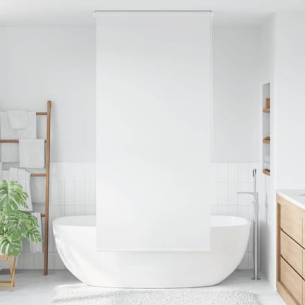 vidaXL - Rolgordijn - voor - douche - 120x240 - cm - wit