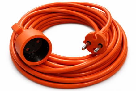 Verlengsnoer 20 meter oranje - verlengkabel 20 meter
