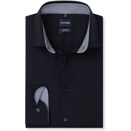 OLYMP Luxor 24/Seven Overhemd, Modern Fit, New Kent, Marineblauw
