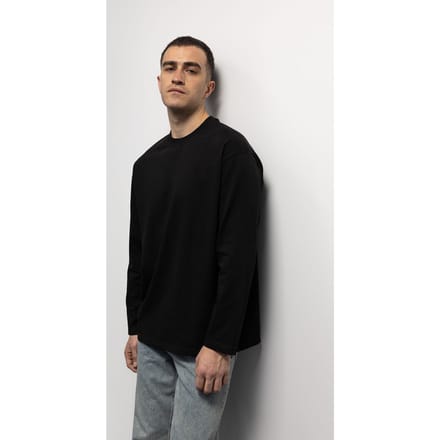 Comfort Fit Lange Mouwen Crew Neck T-Shirt