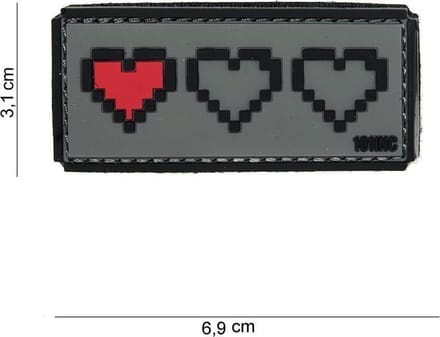 Embleem 3D PVC Last Live grijs