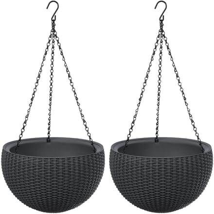 Hangende bloempot Keter Sphere Planter hangpot - 2 stuks