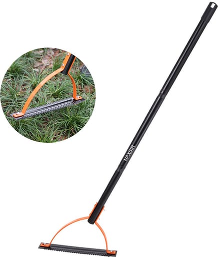 NAXSIR - Onkruidverwijderaar, Onkruidtrimmer met dubbele vertanding, 3 secties van 1,2 cm