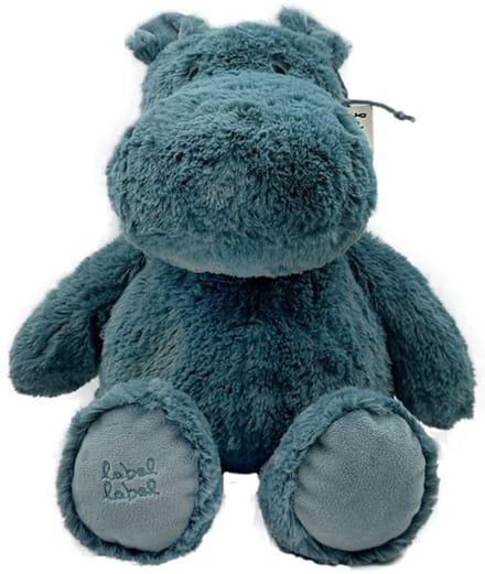 Label Label Hippo Harvey Blauw 26 cm Knuffel