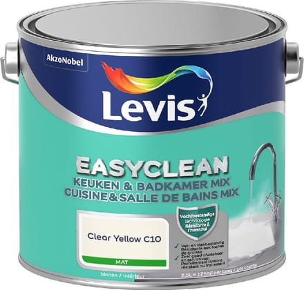 Levis - Easyclean Keuken & Badkamer Mix - Clear Yellow C10 - Mengverf - 2,5 L