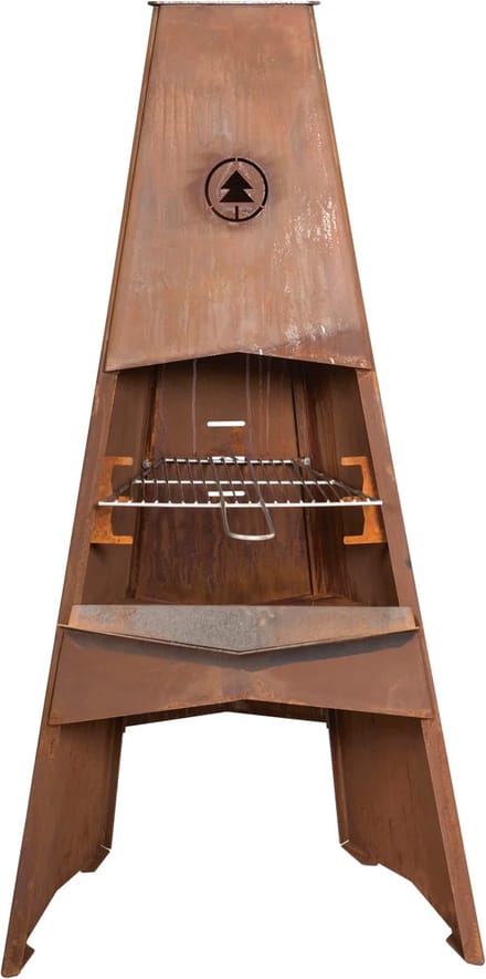 Espegard - Utepeis - Buitenhaard - cortenstaal - 120 cm